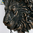 GobekUsa Lion Head Crystal Led Wall Lamp for Bedroom, Ktv, Living Room, Resin Wall Light