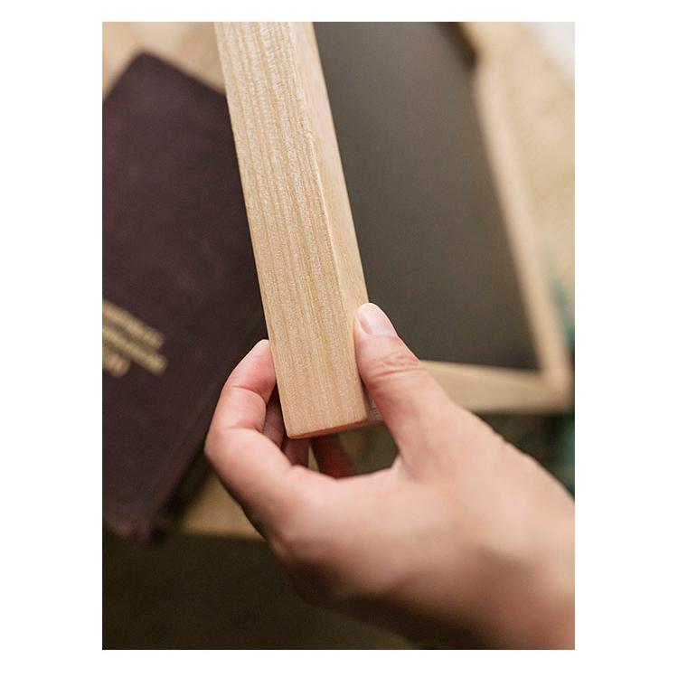 Black Magnetic Chalk Board with Solid Wood Frame, photo 7 of 9
