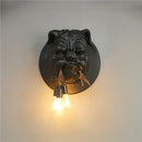 GobekUsa Bulldog Resin Wall Lamp for Living Room and Corridor Decor