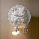 GobekUsa Bulldog Resin Wall Lamp for Living Room and Corridor Decor