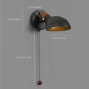 GobekUsa LED Wall Sconce With Switch, Nordic Design for Bedside, Study, Living Room