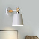 GobekUsa Nordic Monochrome Rotatable Wall Lamp with Empire Shade, Ideal for Stairs