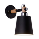 GobekUsa Nordic Monochrome Rotatable Wall Lamp with Empire Shade, Ideal for Stairs