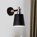 GobekUsa Nordic Monochrome Rotatable Wall Lamp with Empire Shade, Ideal for Stairs