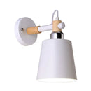 GobekUsa Nordic Monochrome Rotatable Wall Lamp with Empire Shade, Ideal for Stairs