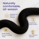 Black Merino Wool Carded Sliver | 19 Micron Dyed Wool by Revolution Fibers
