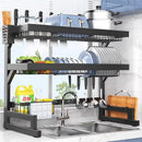 GobekUsa 2-Layer Over Sink Dish Drying Rack & Utensil Holder Organizer