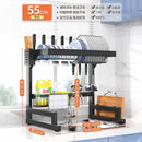 GobekUsa 2-Layer Over Sink Dish Drying Rack & Utensil Holder Organizer