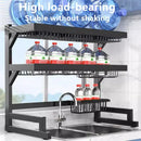 GobekUsa 2-Layer Over Sink Dish Drying Rack & Utensil Holder Organizer