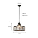 GobekUsa Crystal Kitchen Pendant Lamp for Dining Room, Coffee Shop, and Bar