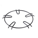 Black metal gas stove pot holder kitchen burner rack by Decorbites