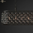 GobekUsa Glass Drop Chandelier Pendant Lights for Living Dining Room