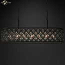 GobekUsa Glass Drop Chandelier Pendant Lights for Living Dining Room