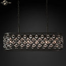 GobekUsa Glass Drop Chandelier Pendant Lights for Living Dining Room
