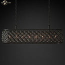 GobekUsa Glass Drop Chandelier Pendant Lights for Living Dining Room