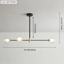 GobekUsa Black Metal Island Pendant Lighting with Modern Minimalist Design for Dining Table"
