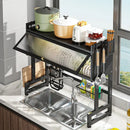 GobekUsa Kitchen Cabinet Organizer Shelf for Sink Seasoning Tableware Storage