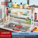 GobekUsa Kitchen Cabinet Organizer Shelf for Sink Seasoning Tableware Storage