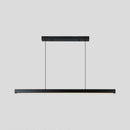GobekUsa Black Metal Linear LED Pendant: Sleek Restaurant Island Light Fixture