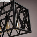 GobekUsa Black Metal Suspension Pendant Light for Dining Room and Warehouse