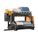 GobekUsa Kitchen Dish Drainer & Storage Rack - Countertop Organizer for Dinnerware