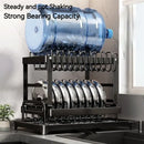 GobekUsa Kitchen Dish Drainer & Storage Rack - Countertop Organizer for Dinnerware