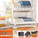 GobekUsa Kitchen Dish Drainer & Storage Rack - Countertop Organizer for Dinnerware
