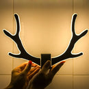 GobekUsa Metallic Antler Sconce LED Wall Lamp for Bedroom
