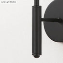 GobekUsa Black Modern Globe Wall Light with Clear Textured Glass and 1 Bulb