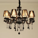 GobekUsa Crystal Pendant Chandelier for Luxurious Living Room, Restaurant, Bedroom & Villa
