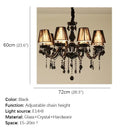 GobekUsa Crystal Pendant Chandelier for Luxurious Living Room, Restaurant, Bedroom & Villa