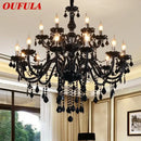 GobekUsa Crystal Pendant Chandelier for Luxurious Living Room, Restaurant, Bedroom & Villa