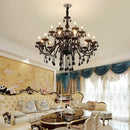 GobekUsa Crystal Pendant Chandelier for Luxurious Living Room, Restaurant, Bedroom & Villa