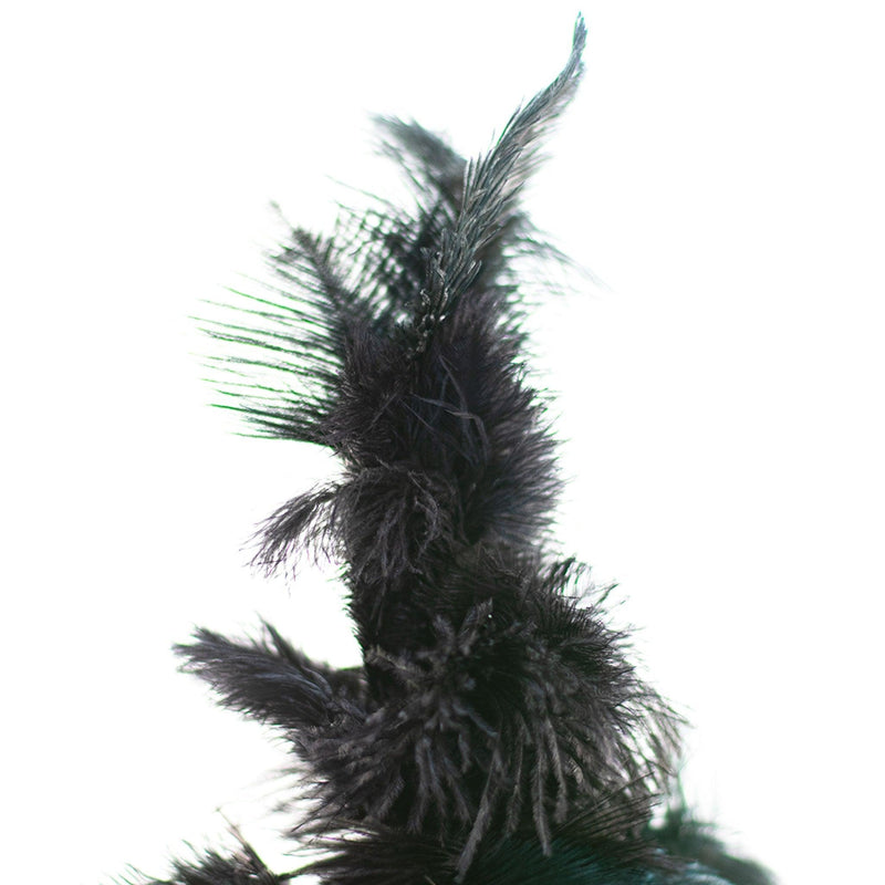 Black Ostrich Feather Tree