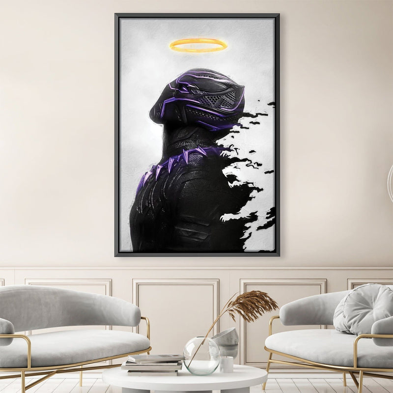 Black Panther Tribute Canvas