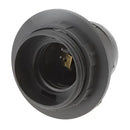 Black plastic and brass e27 socket lamp holder living room base by Decorbites