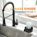 GobekUsa Glass Rinser: Automatic Cup Washer & Pitcher Cleaner for Home Kitchen