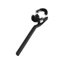 Black plastic coffee machine grinder brush – kitchen cleaning tool by Decorbites