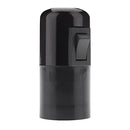 Black plastic e27 socket lamp base with switch for bedroom by Decorbites