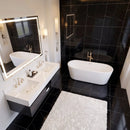 Black Polished Marble Tiles 18x18