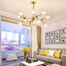 GobekUsa Black Postmodern Sputnik Chandelier for Dining Room and Home Decor
