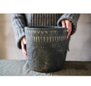 Black Pottery Cement Planter