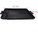 GobekUsa Korean Grill Pan: Non-stick Smokeless BBQ Tray for Indoor/Outdoor Grilling