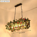 GobekUsa Black Retro Metal Pendant Light - Industrial Hanging Island Fixture