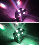 GobekUsa 12x10W RGBW Unlimited Rotate DJ LED Moving Head Light - Disco Party, Bar, Nightclub