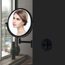 GobekUsa 3X Magnifying Wall Mounted Beauty Makeup Mirror 8" Double Sided Foldable Mirror