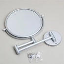 GobekUsa 3X Magnifying Wall Mounted Beauty Makeup Mirror 8" Double Sided Foldable Mirror