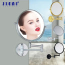 GobekUsa 3X Magnifying Wall Mounted Beauty Makeup Mirror 8" Double Sided Foldable Mirror