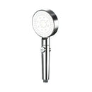 Black round shower head 6 modes high pressure handheld bathroom sprayer by Decorbites
