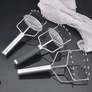 Black & silver stainless steel potato masher kitchen food crusher by Decorbites